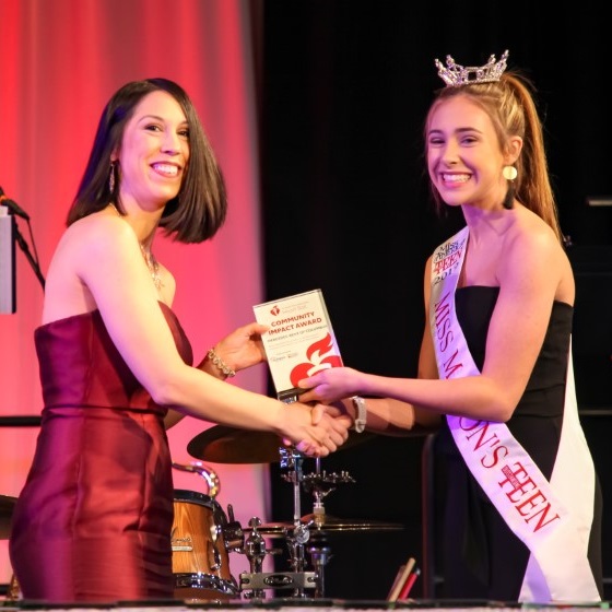 Presentation of the Community Impact Award.
